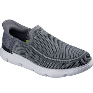 SKECHERS SLIP-INS GARZA BRENT MEN'S SLIP ON SHOES SIZE 9.5 CHARCOAL